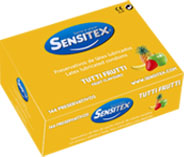 Condones SENSITEX TUTTIFRUTTI 144 madrid - Entrega rápida y discreta de las mejores marcas de preservativos